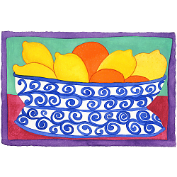 Lemons in Bowl